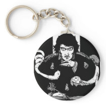 Poe Portrait Keychain