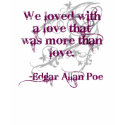 Poe {Quote} t-shirts