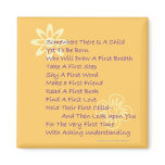 Poem for Parents-to-be Refrigerator Magnet