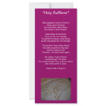 Poem/"Holy Sufferer" rack cards