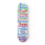 Poem Wordle Light Skateboard