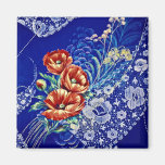 Poesia Yellow flowers Refrigerator Magnet