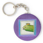 Poet pickle? eel? king? attitude fun painting art keychains