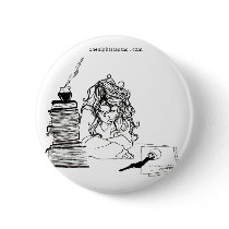 Poetgirl pin. buttons