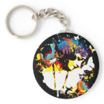 Poetic Peacock - Bespattered - Vintage Retro keychains