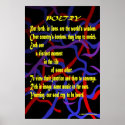 Poetry (acrostic poem) posters