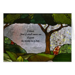 Poetry and Stained Glass Cards