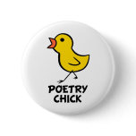 Poetry Chick Button