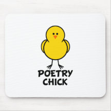 Poetry Chick Mouse Pads