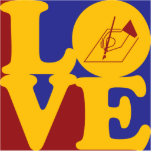 Poetry Love photo sculptures