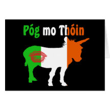 Pog Mo Thoin - Irish Humour Card