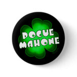Pogue Mahone Shamrock Buttons