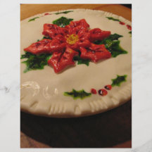 Poinsetta Pie I Custom Flyer