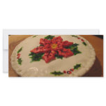 Poinsetta Pie I Rack Cards