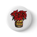 Poinsettia buttons