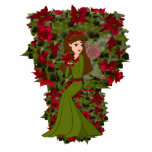 Poinsettia Christmas Faery Shirt