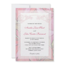 Poinsettia Christmas Holiday Wedding Invitations