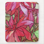 Poinsettia Christmas Mousepad Mouse Pad Mucha