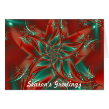 Poinsettia, Season's Greetings Cards