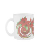 Poinsettia Swirl mugs