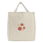 Poinsettia Trio embroidered bags