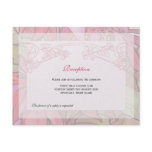 Poinsettia Wedding Invitation Reception Cards
