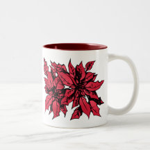 Poinsettias Mug
