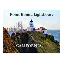 Point Bonita Lighthouse, California Postcard