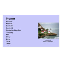 Point Loma Lighthouse / San Diego, CA Business Card Templates