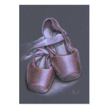 Pointe shoes business card