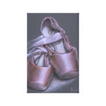 Pointe shoes canvas prints