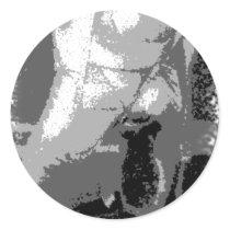Pointe Shoes Dancer Black and white Stickers