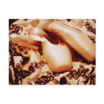 Pointe shoes postcard