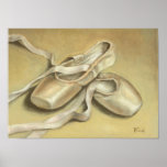 Pointe shoes print