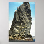 Pointed rock detail, Bartolome Island, Galapagos I Posters