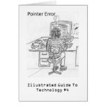 Pointer problems greeting card