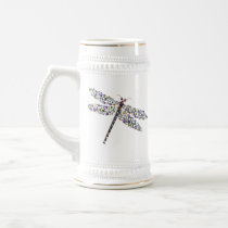 Pointilist Dragon Fly Coffee Mug
