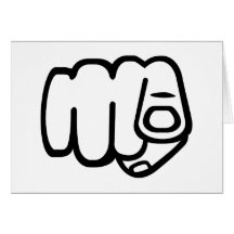 Pointing Finger - You Card