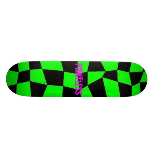 pointless custom skate board