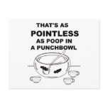 pointless postcards