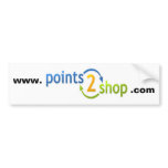 points2shop bumper sticker bumper stickers