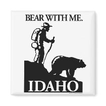 Points North Studio 'Bear With Me' Idaho Magnet