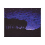 Poiple Moonrise Gallery Wrap Canvas