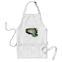 Poised and Ready-Guinie Fowl Eel Apron