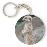 Poised Meerkat Keychain