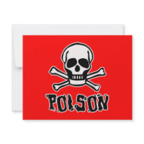 Poison Personalized Invite