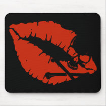 poison lips mouse pad
