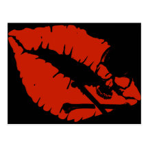 poison lips postcards