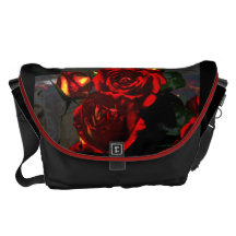 Poison Roses Courier Bags
