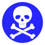 Poison Symbol stickers